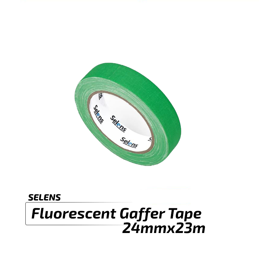 Fluorescent gaffer tape 24mmx23m / 4 colors /