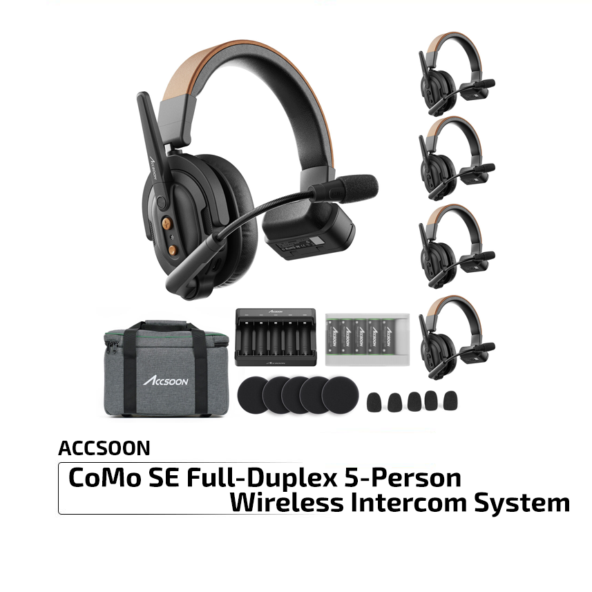 CoMo SE Full-Duplex 5-Person Wireless Intercom System