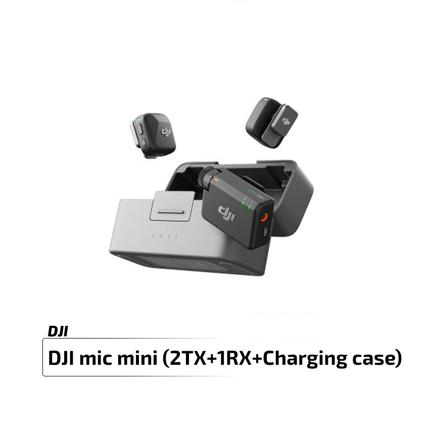 DJI mic mini (2TX+1RX+Charging case)