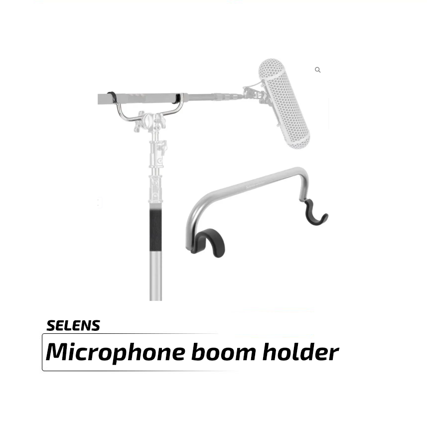Microphone boom holder